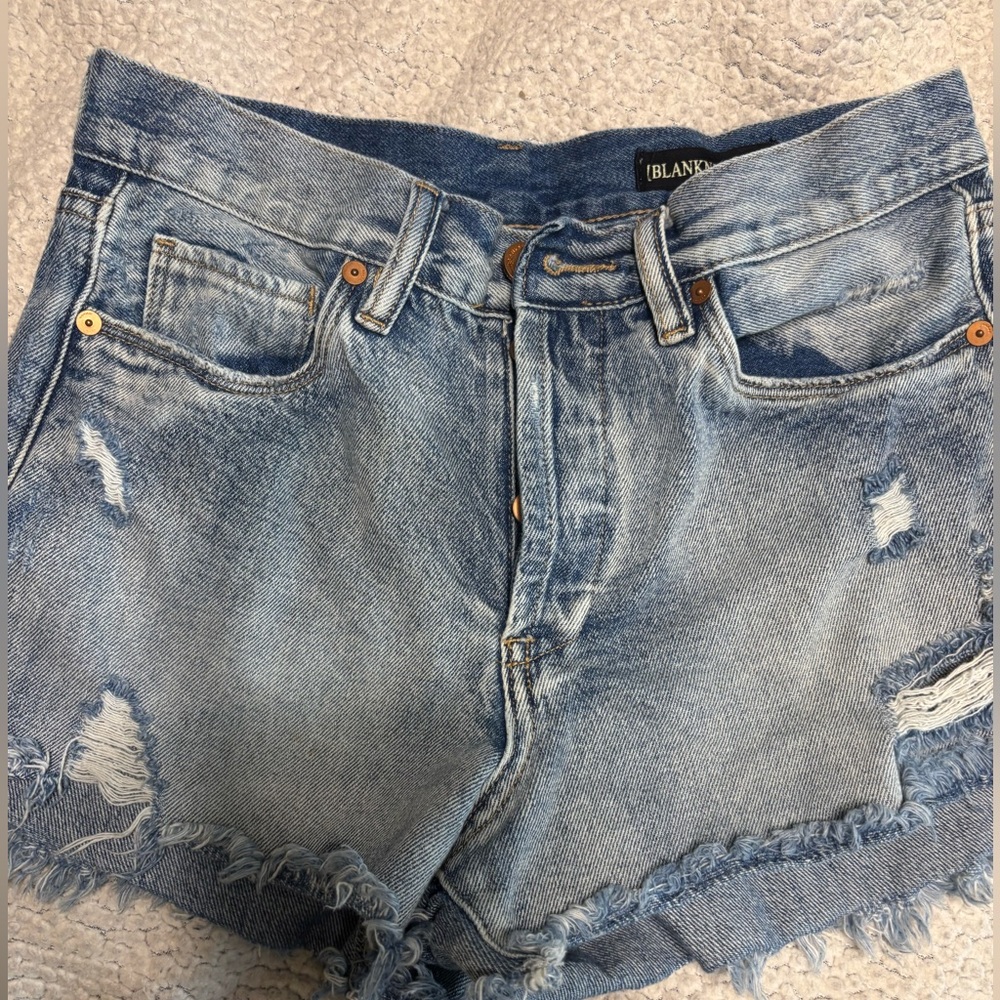 BlankNYC Distressed Denim Shorts 27